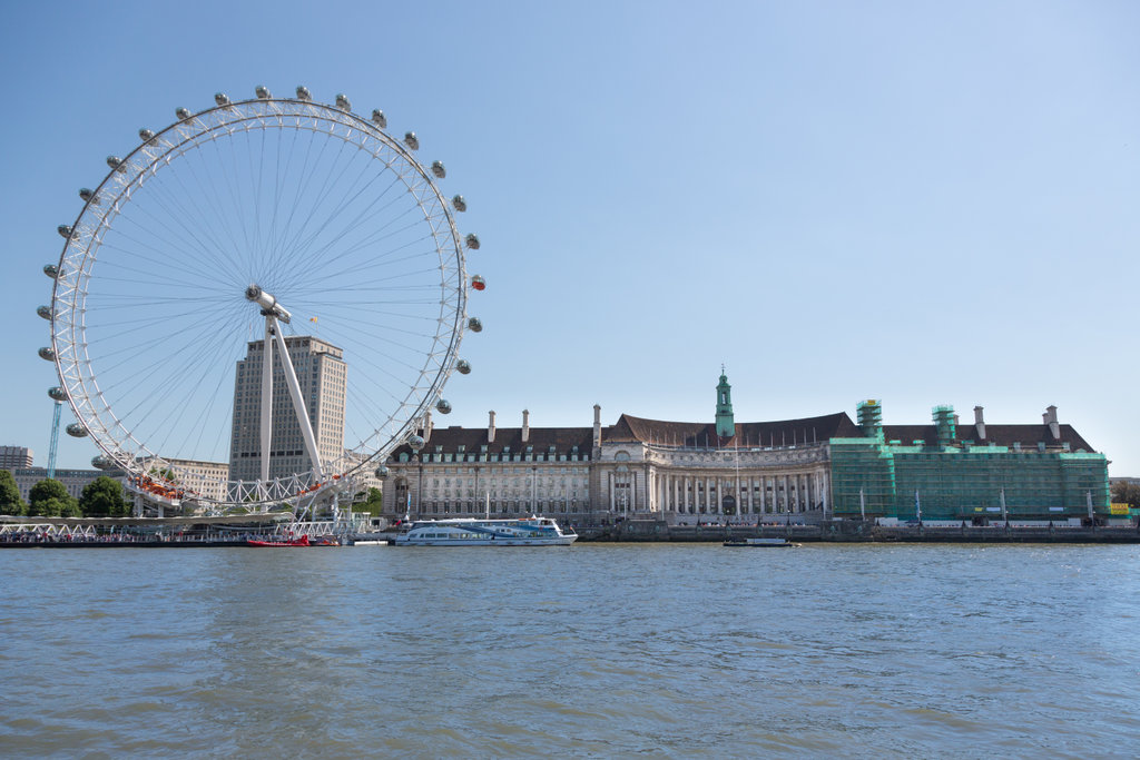 London Eye and County Hall